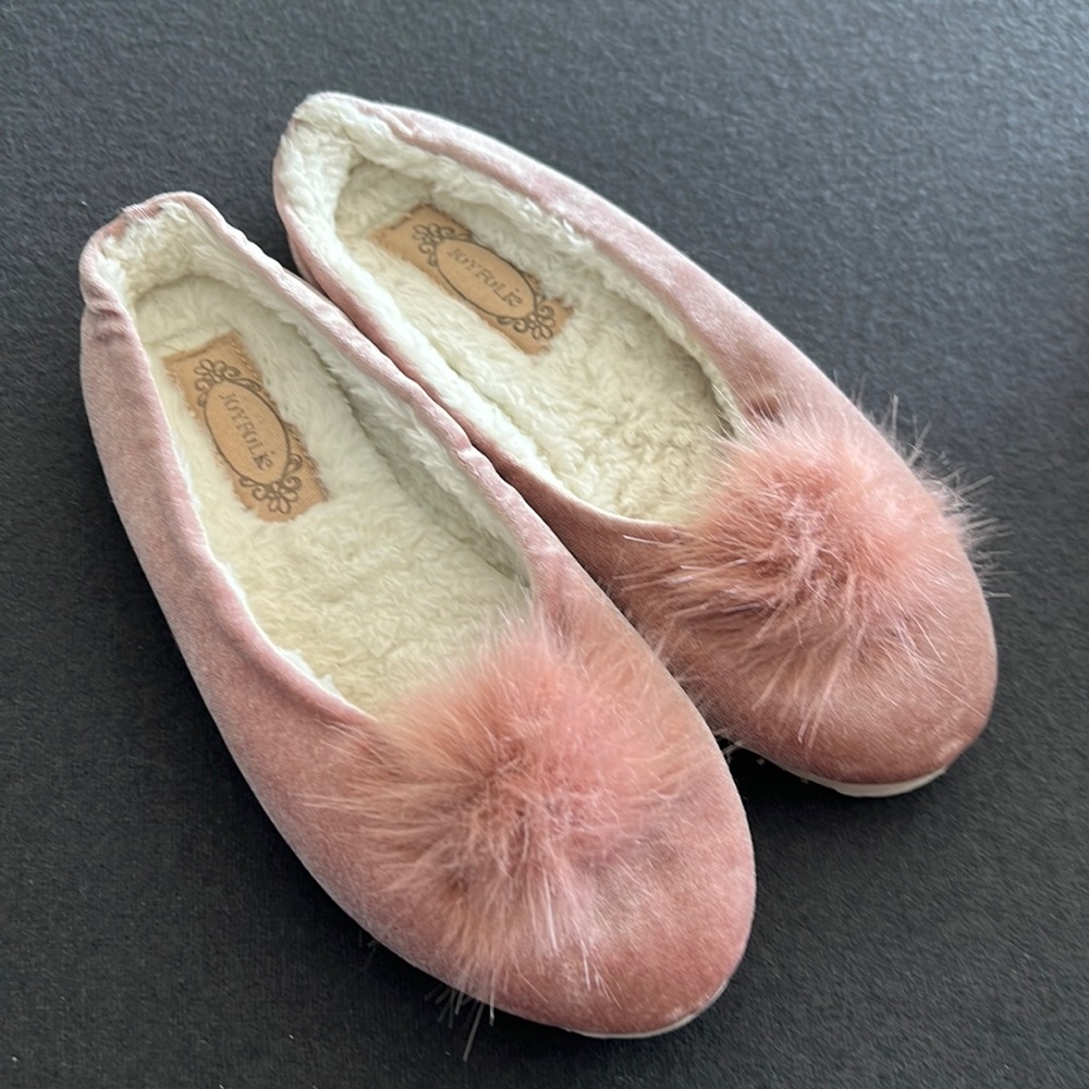 Joyfollie soft antique rose slippers